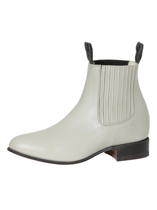 El Canelo - Charro Ankle Boot - Oyster 233