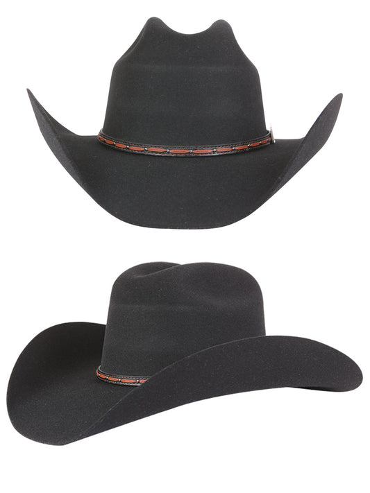 El Senor de los Cielos Felt Western Hat 50x Black 41675