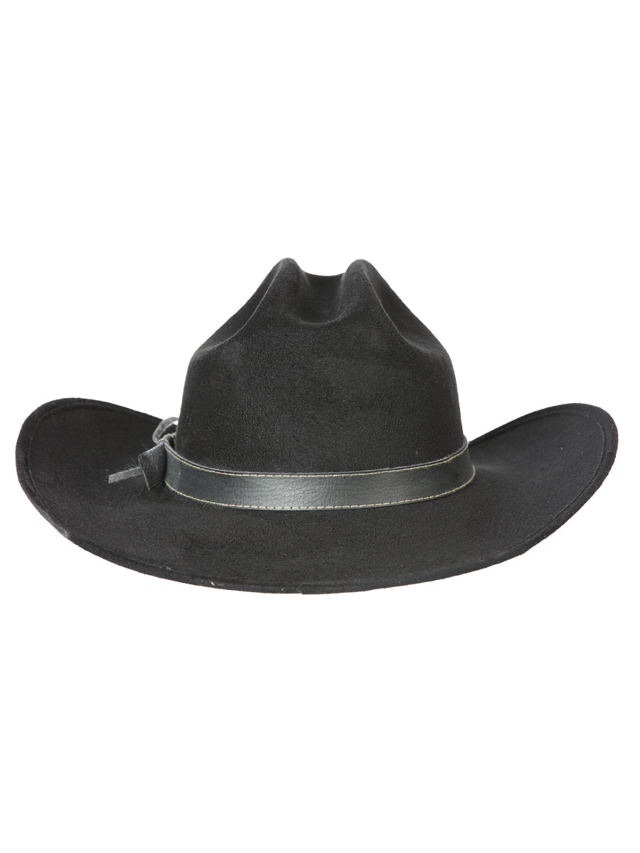 Sombrero vaquero para niños El General Suede Negro 44243