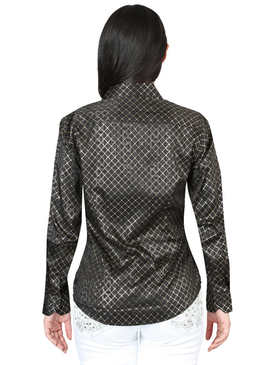 El General Black/Gold Casual Long-Sleeve Shirt 44559