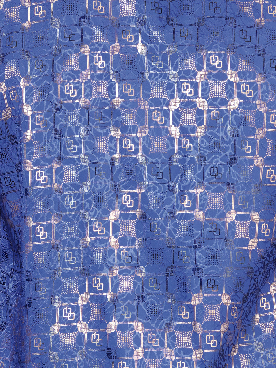 Camisa informal de manga larga azul rey El General 44575