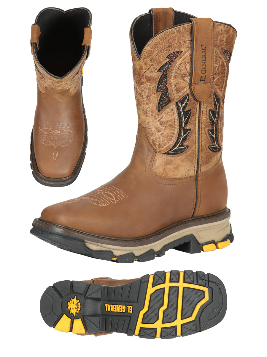 El General Rodeo Work Boot - Leather Honey 44693