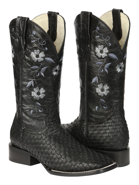 Botas de rodeo negras El General Petatillo Crazy para mujer 44856