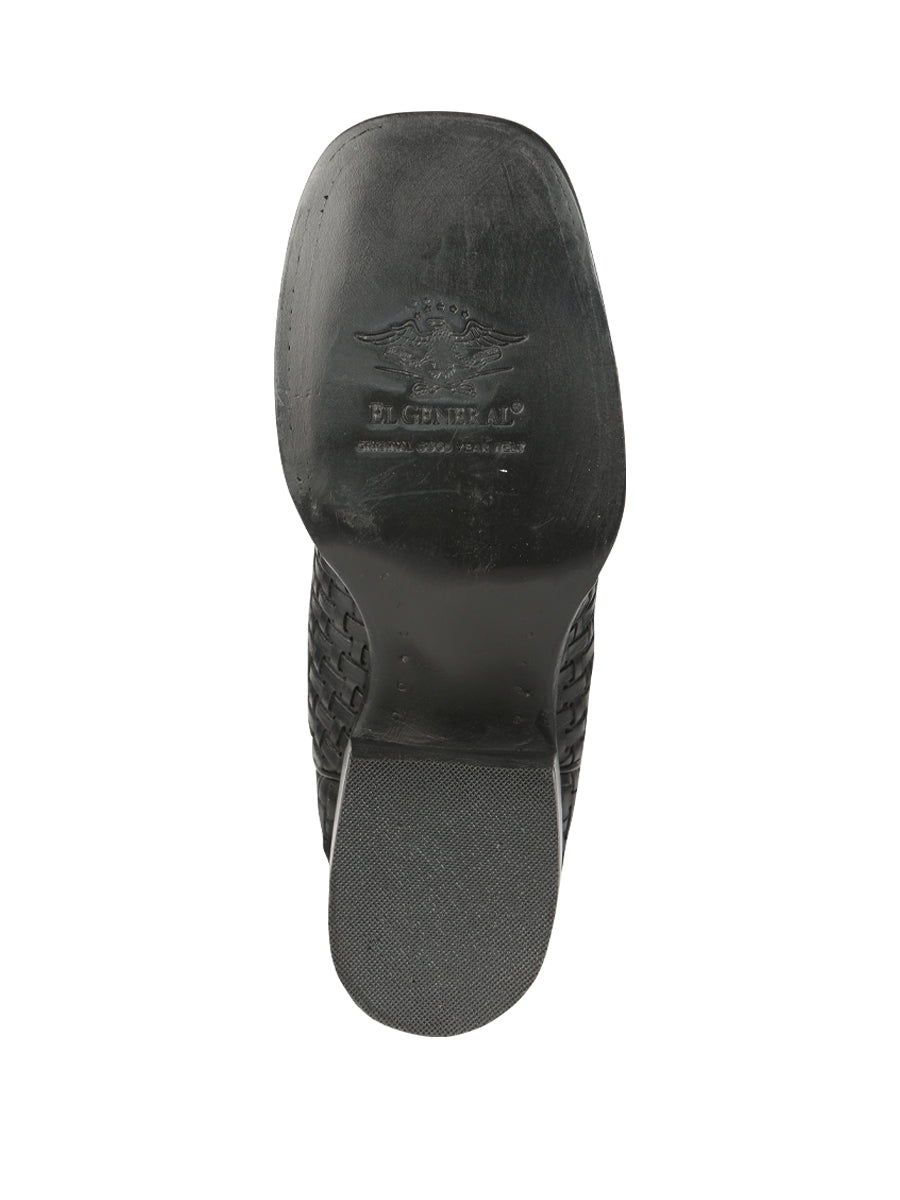 El General Women’s Petatillo Crazy Black Rodeo Boots 44856