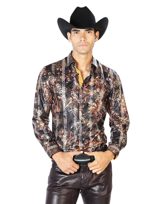 Black Gold Casual Long Sleeve Shirt 43568