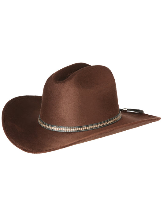 Sombrero vaquero para niños El General Suede Marrón Oscuro 44246