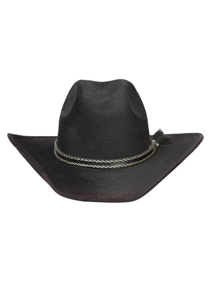 Sombrero vaquero para niños El General Suede Negro 44247