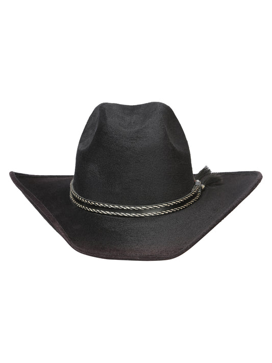 Sombrero vaquero para niños El General Suede Negro 44247