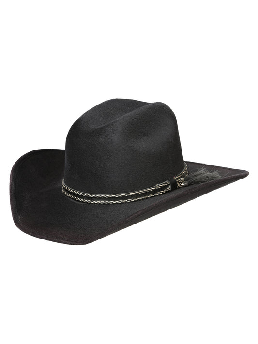 Sombrero vaquero para niños El General Suede Negro 44247
