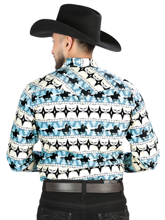 El General - Camisa informal de manga larga - Marfil 44478