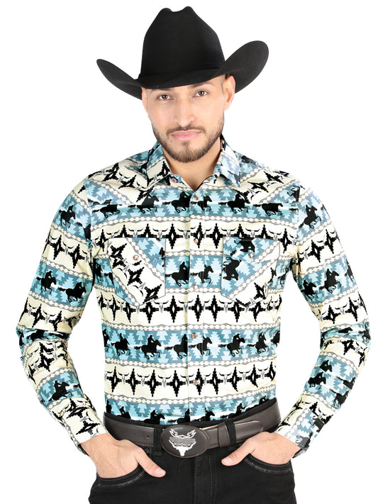 El General - Camisa informal de manga larga - Marfil 44478