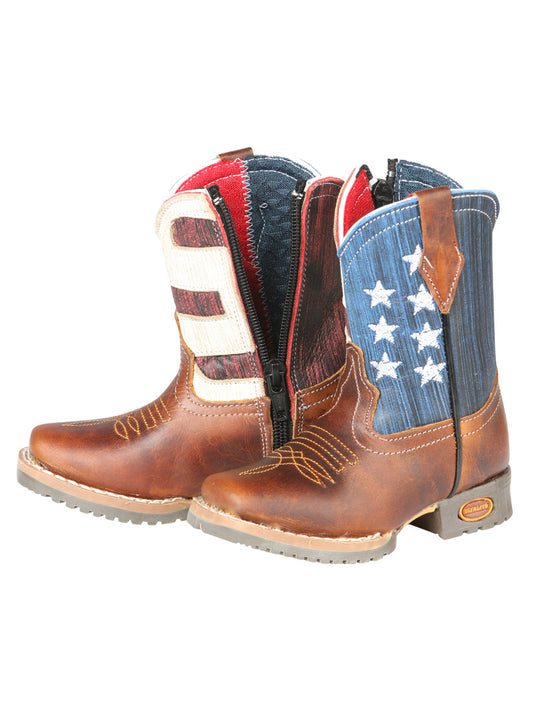 Bota vaquera Jar Boots para niños, color marrón, 126579