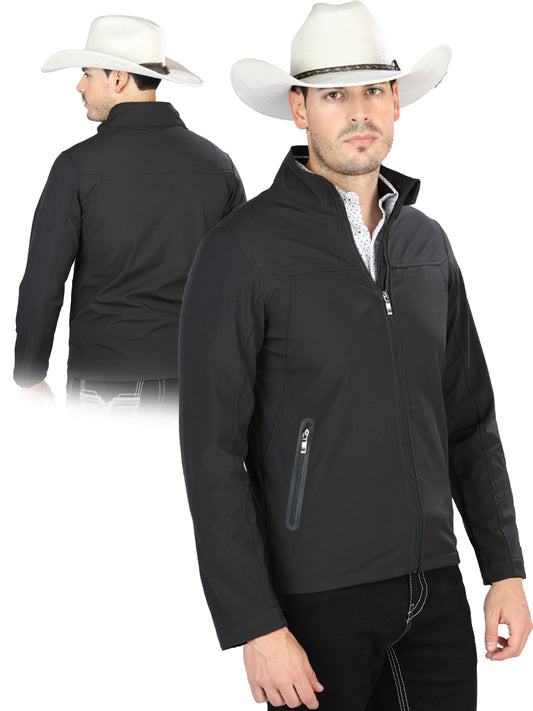 El General Suede Jacket Black 127080