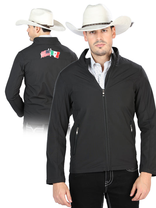 El General Suede Jacket Black 127083